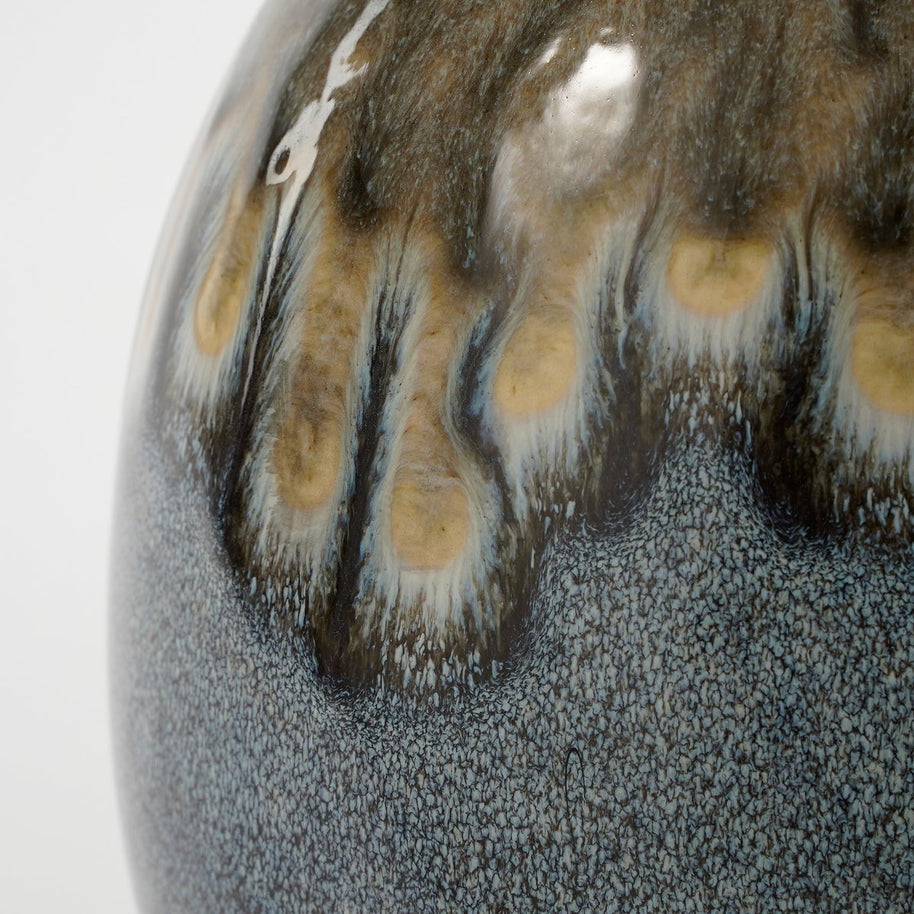 Helma Vaas Keramiek - H38 x Ø22 cm - Blauw