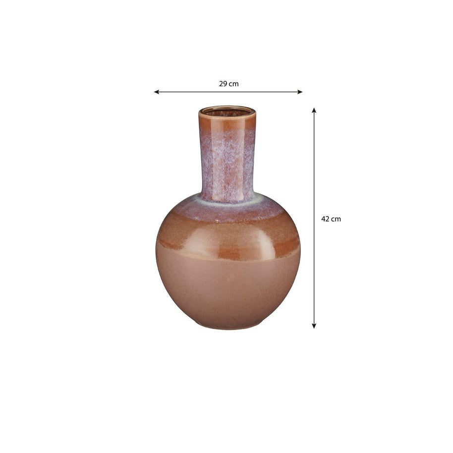 Holm Vaas - H42 x Ø29 cm - Keramiek - Terra