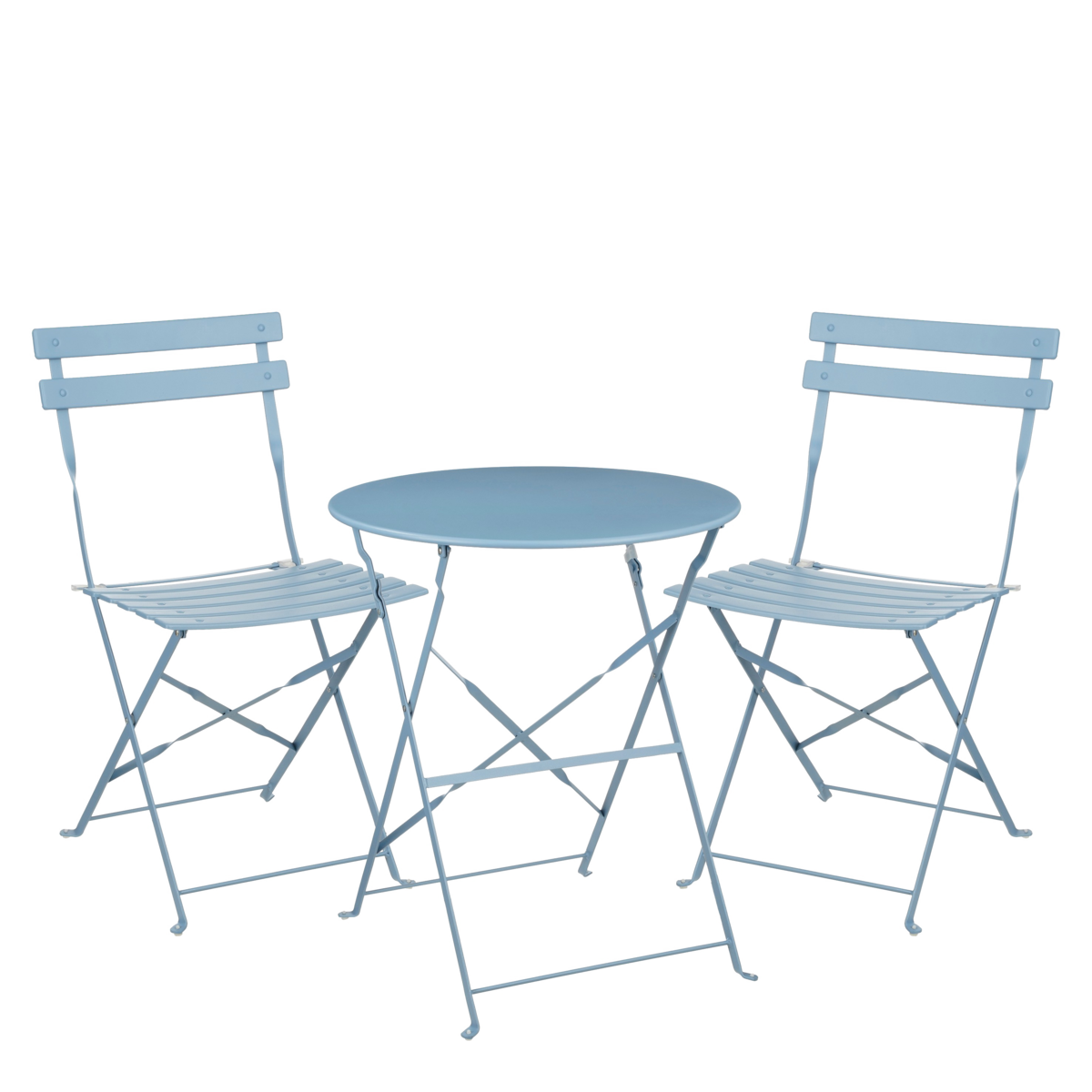Laurence Bistroset - Set van 3 - Babyblauw