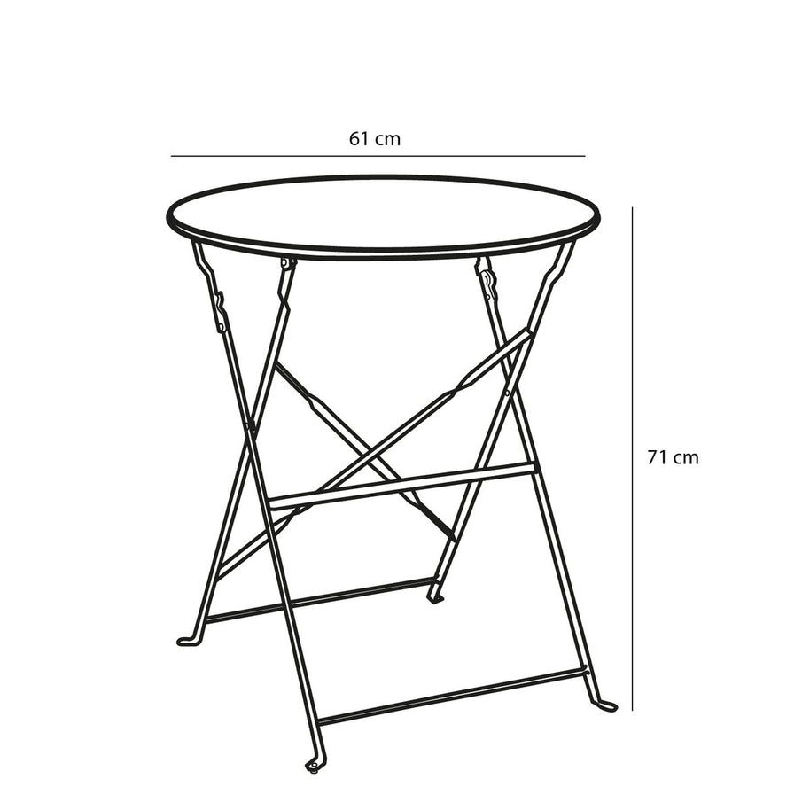 Laurence Bistroset - Set van 3 - Babyblauw