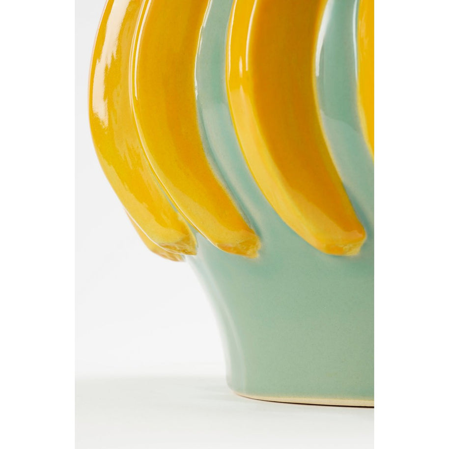 Moza Bananen Bloempot - Keramiek - Lichtgroen