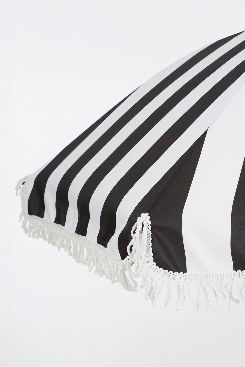 Osborn Parasol - H238 x Ø220 cm - Zwart, Wit