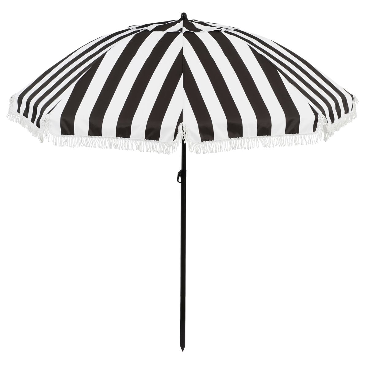 Osborn Parasol - H238 x Ø220 cm - Zwart, Wit