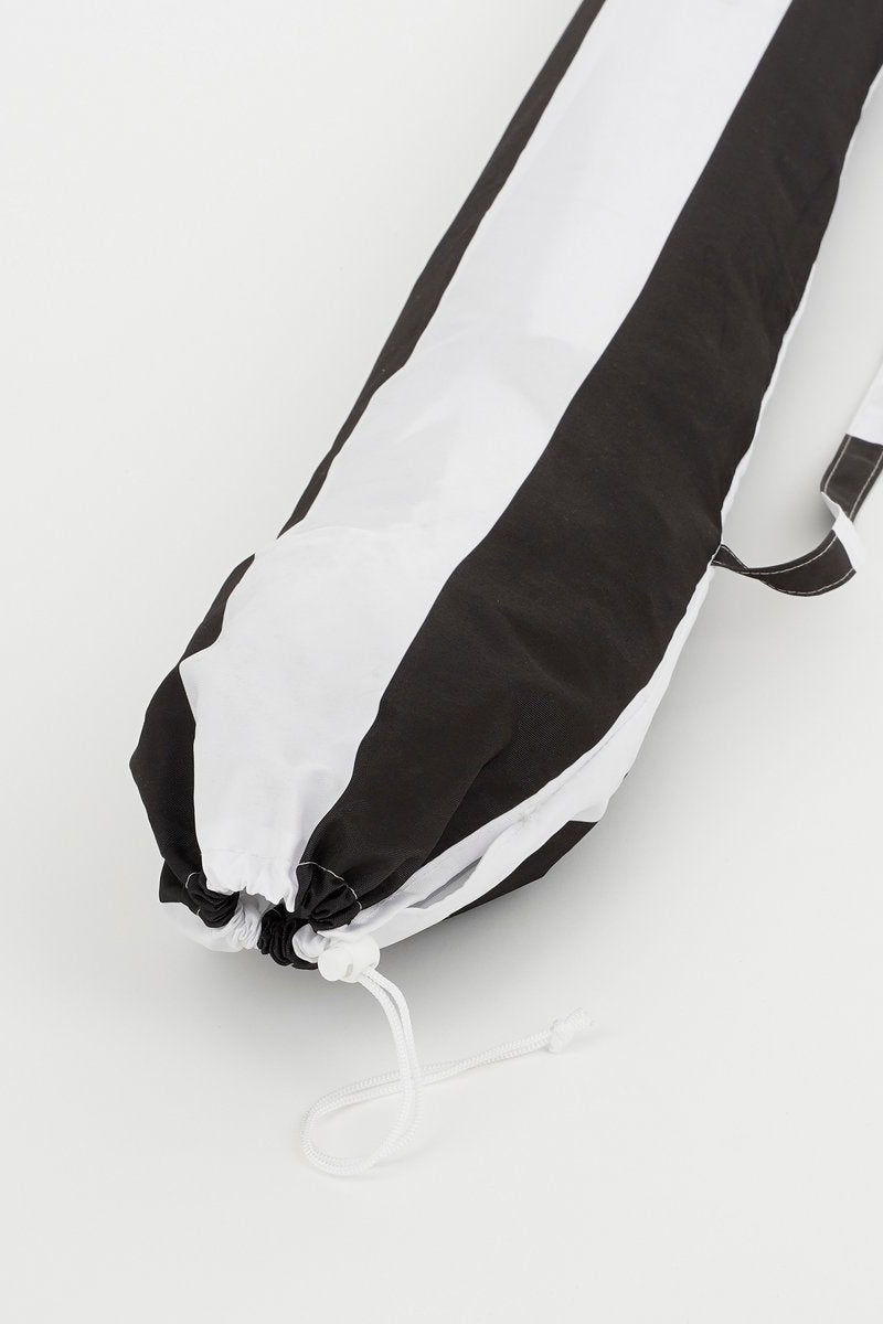 Osborn Parasol - H238 x Ø220 cm - Zwart, Wit