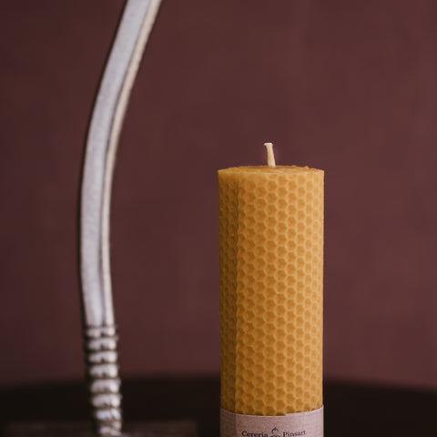 100% natuurlijke bijenwas kaars