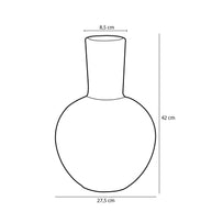 Holm Vaas - H42 x Ø28 cm - Keramiek - Crème