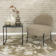 Miami Vloerkleed - Zand - Ø160 cm