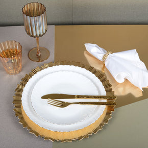 AULICIA wijnglazen goudkleurig - set van 6