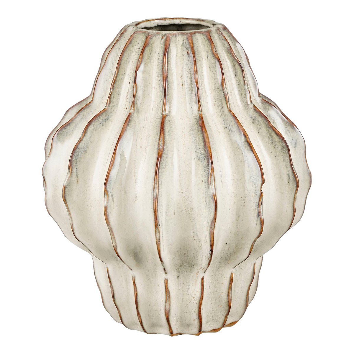 Altea Vaas - Keramiek - Off White - H28 x Ø25 cm