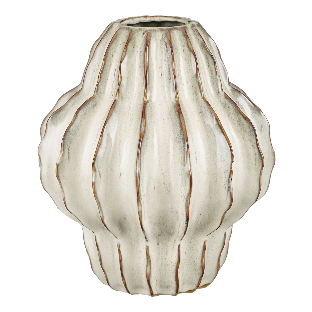 Altea Vaas - Keramiek - Off White - H28 x Ø25 cm