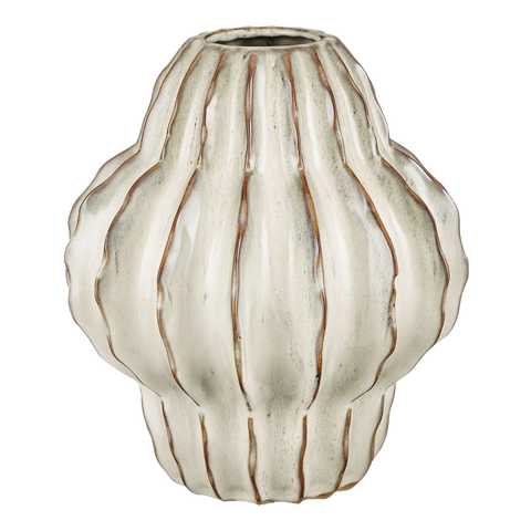 Altea Vaas - Keramiek - Off White - H28 x Ø25 cm