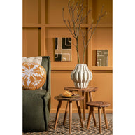 Altea Vaas - Keramiek - Off White - H28 x Ø25 cm