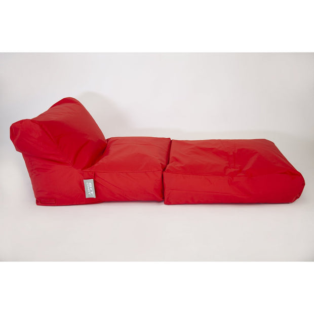 BEACH LOUNGE - luxe zitzakbed - rood