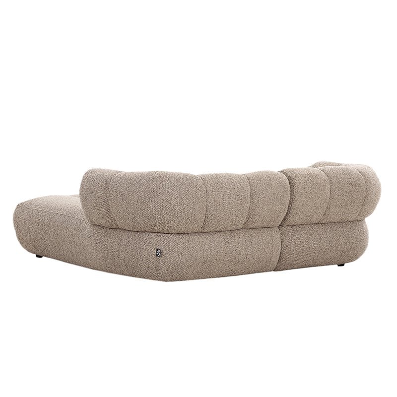 Bank New York 2,5-zits - zand boucle - rechter lounge 