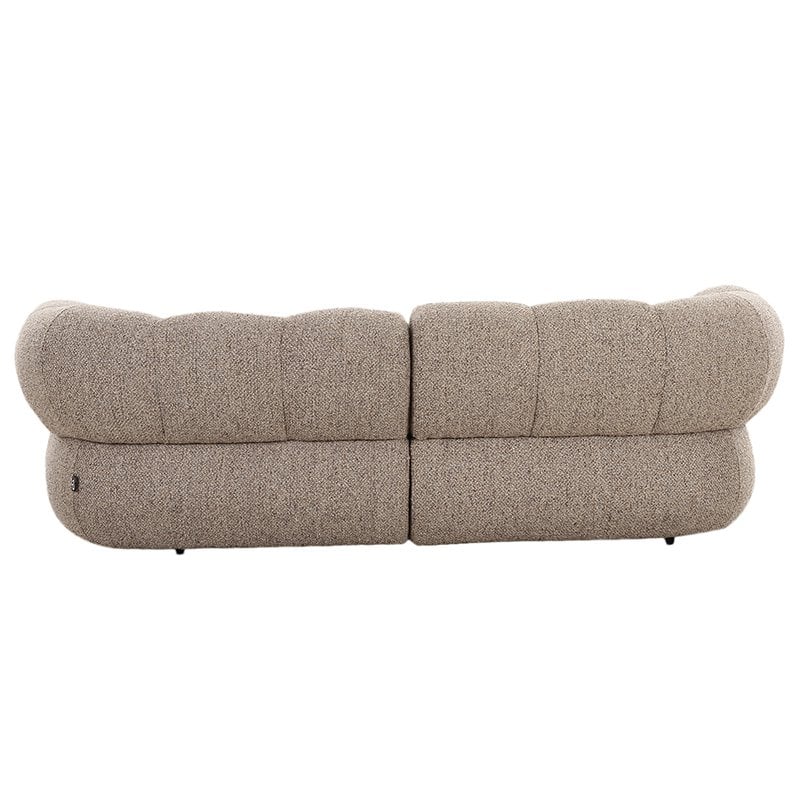 Bank New York 2,5-zits - zand boucle - rechter lounge 