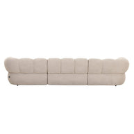 Bank New York 4-zits (Rechter Lounge) Beige Pole to Pole 