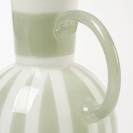 Bazaar vaas lichtgroen glas met handvat – Mica Decorations