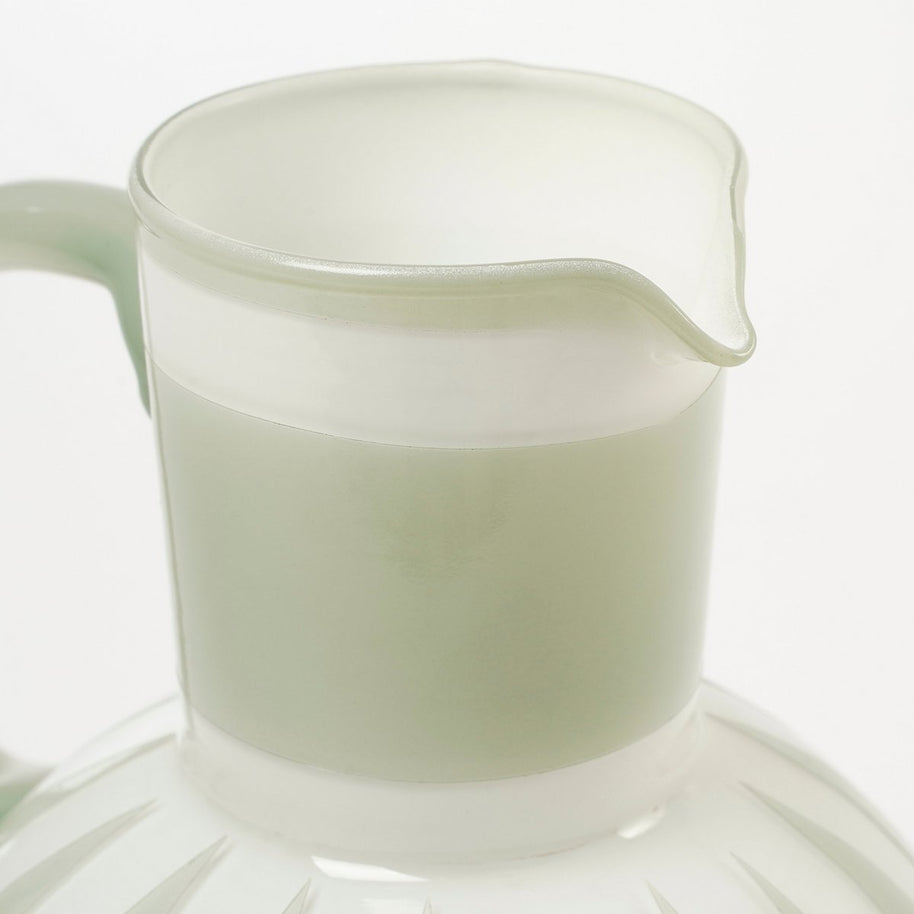 Bazaar vaas lichtgroen glas met handvat – Mica Decorations