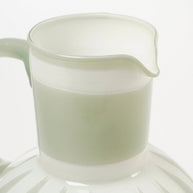 Bazaar vaas lichtgroen glas met handvat – Mica Decorations