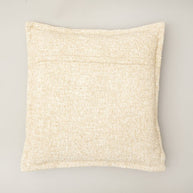 Beige bordeaux kussen met organisch patroon
