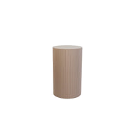 Bijzettafel taupe -30x54cm