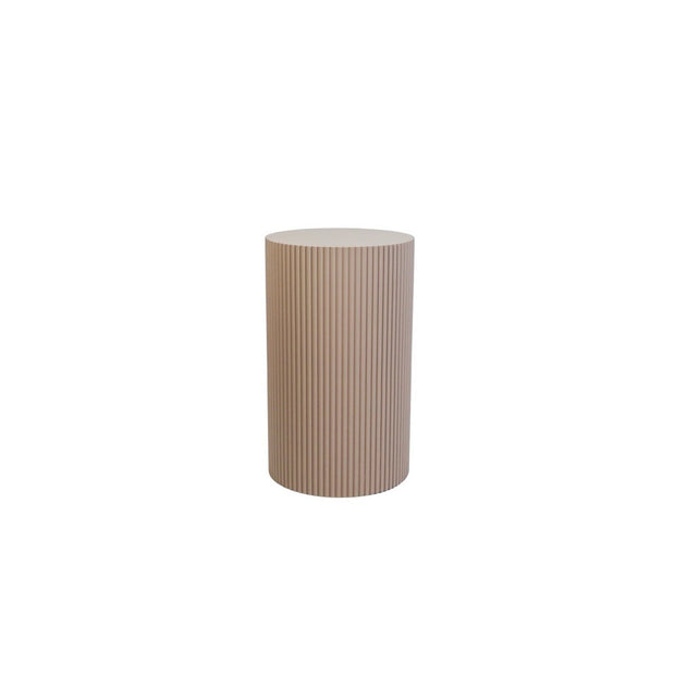 Bijzettafel taupe -30x54cm