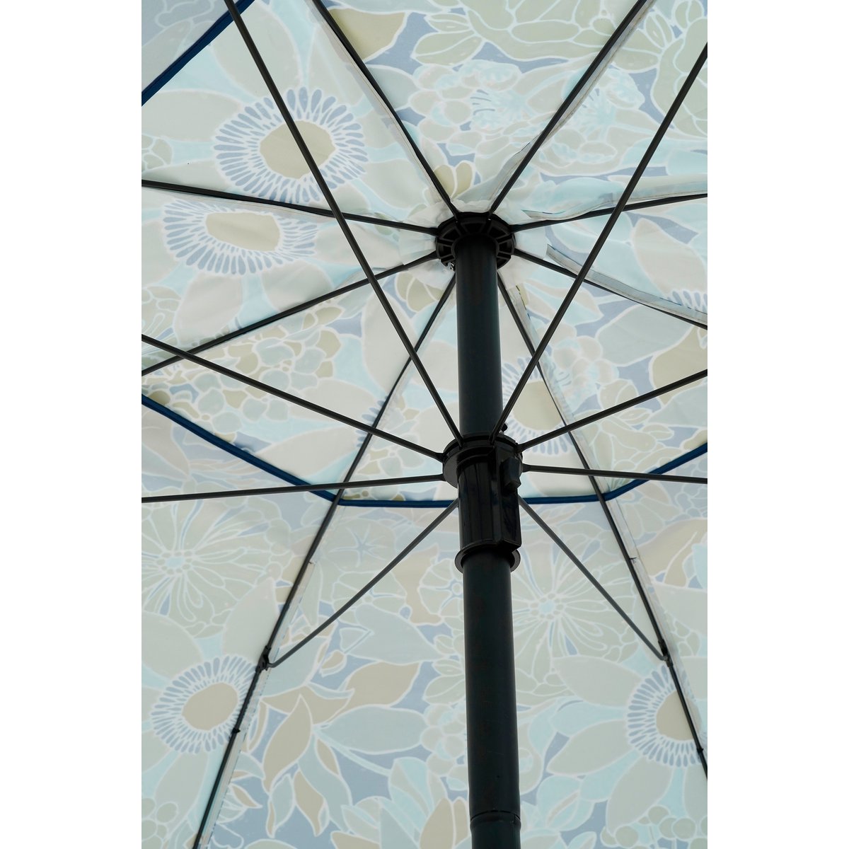 Bloem Parasol - Blauw - H238 x Ø220 cm