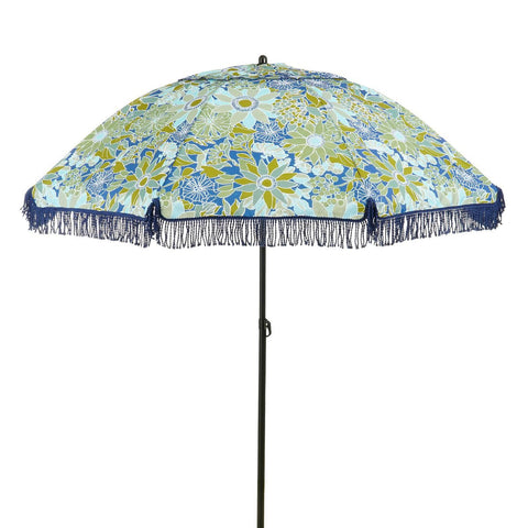 Bloem Parasol - Blauw - H238 x Ø220 cm