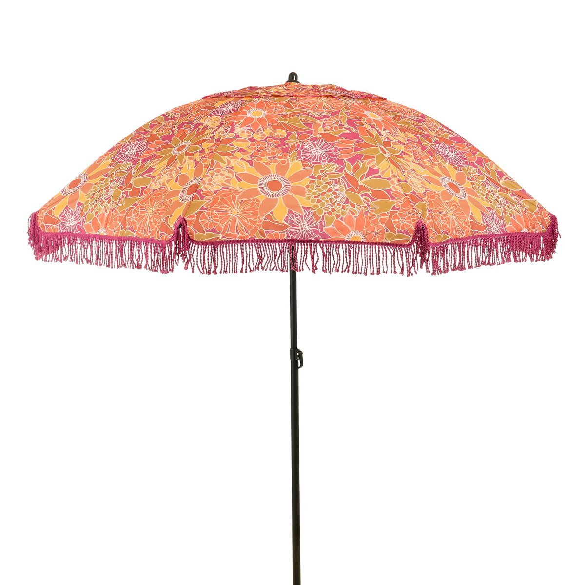 Bloem Parasol - Roze - H238 x Ø220 cm