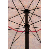 Bloem Parasol - Roze - H238 x Ø220 cm