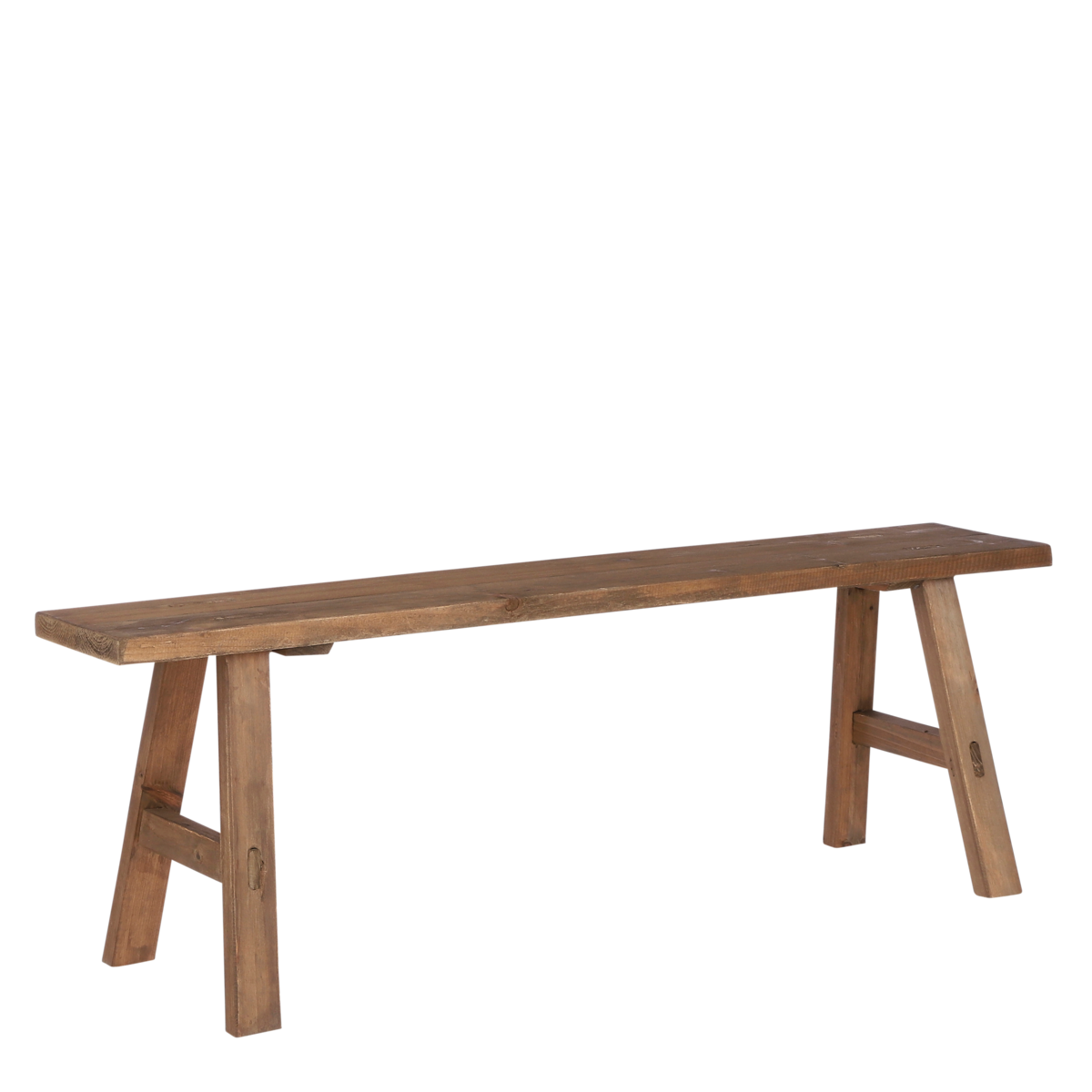 Bold Houten Bankje - Bruin -108 x 20 x 37 cm
