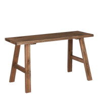 Bold Houten Bankje - Bruin - 80 x 37 x 44 cm