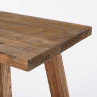 Bold Houten Bankje - Bruin - 80 x 37 x 44 cm