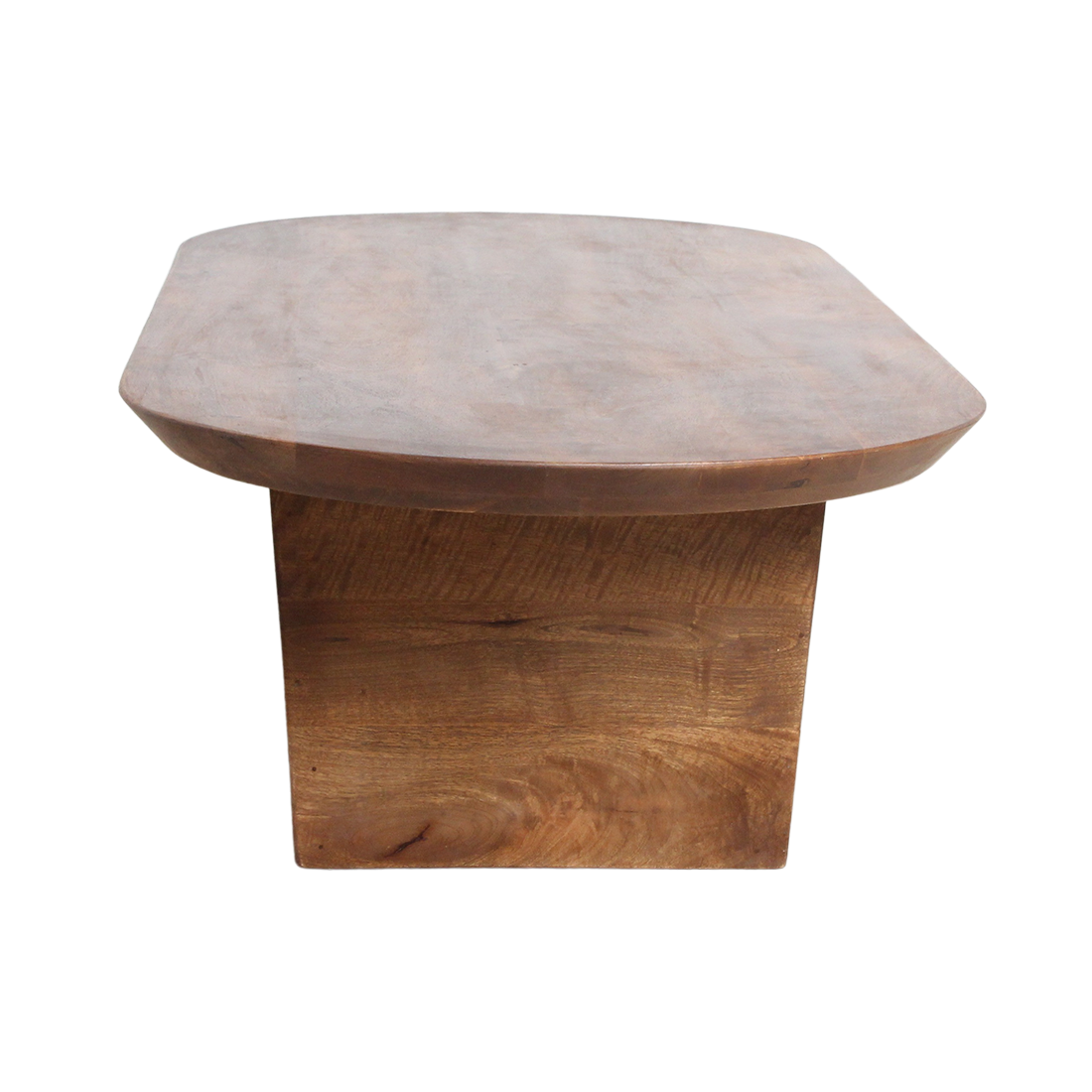 Bullnose salontafel bruin mangohout 
