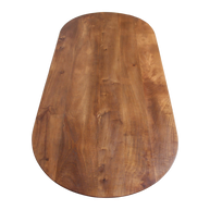 Bullnose salontafel bruin mangohout 