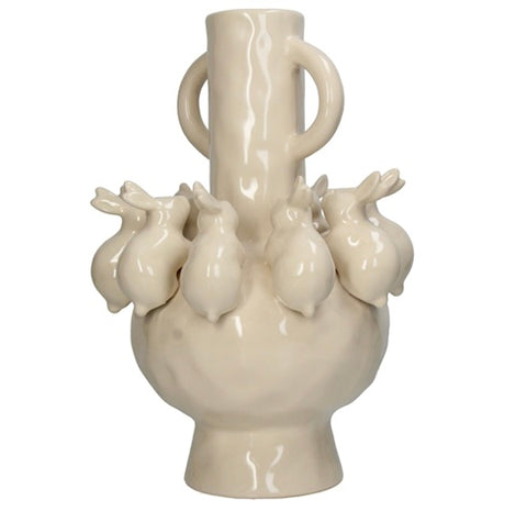 Bunnies vaas - beige