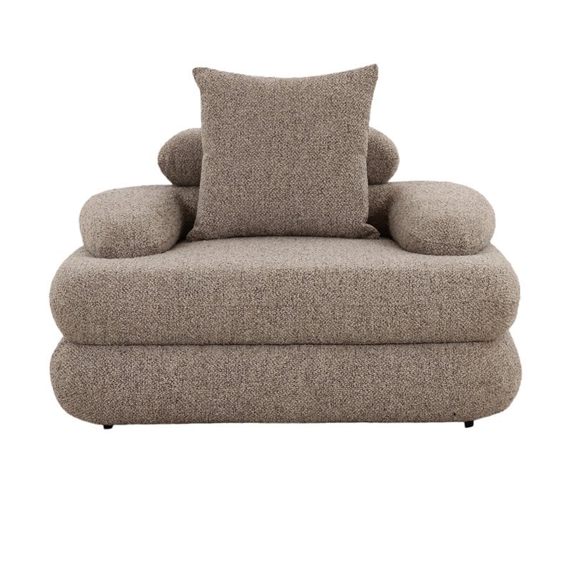 Cairo Loungestoel Zand Boucle