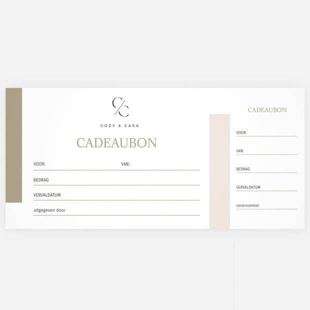 Cozy & Casa cadeaubon