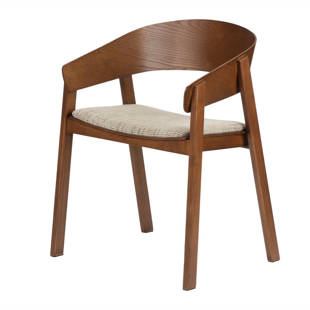 Set van 2 Japandi fauteuils met houten frame