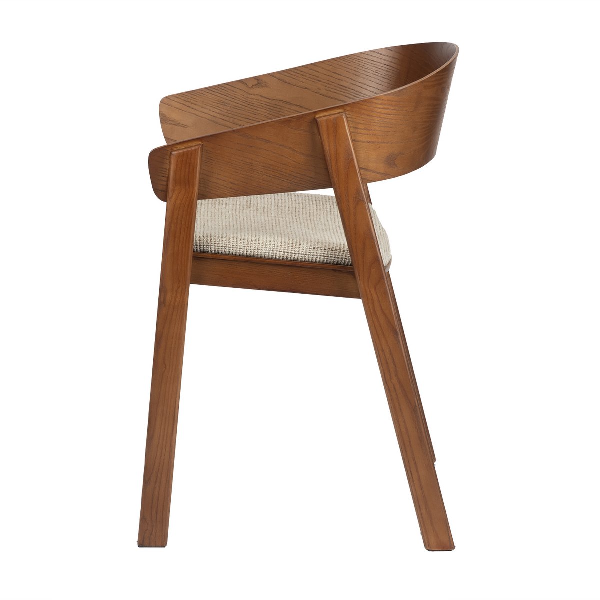 Set van 2 Japandi fauteuils met houten frame