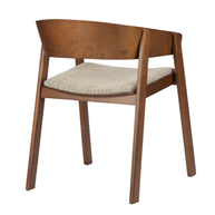 Set van 2 Japandi fauteuils met houten frame