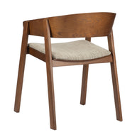 Set van 2 Japandi fauteuils met houten frame