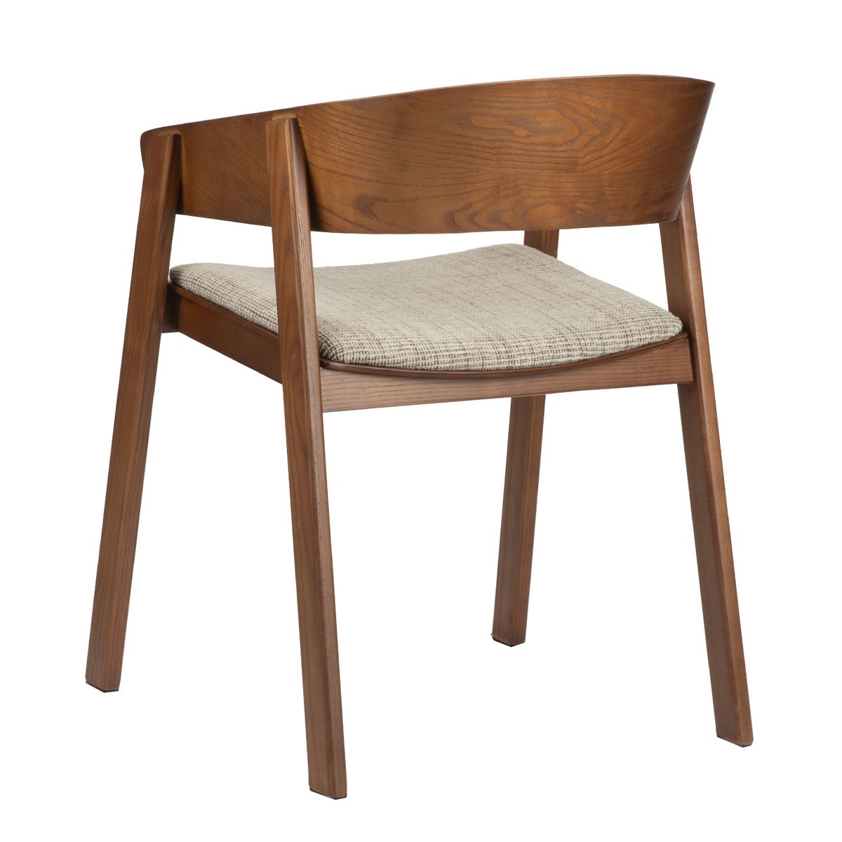 Set van 2 Japandi fauteuils met houten frame
