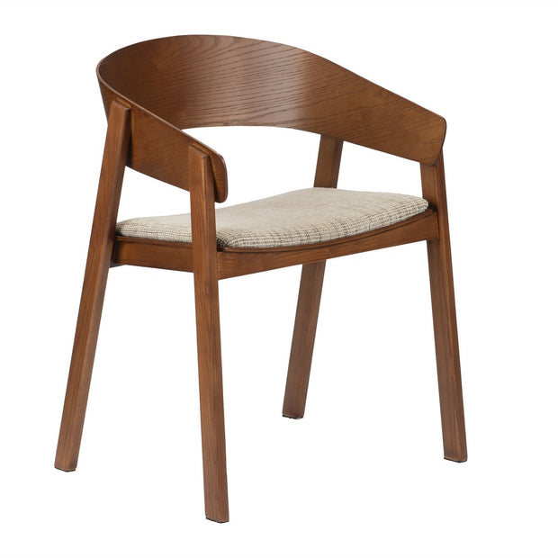 Set van 2 Japandi fauteuils met houten frame