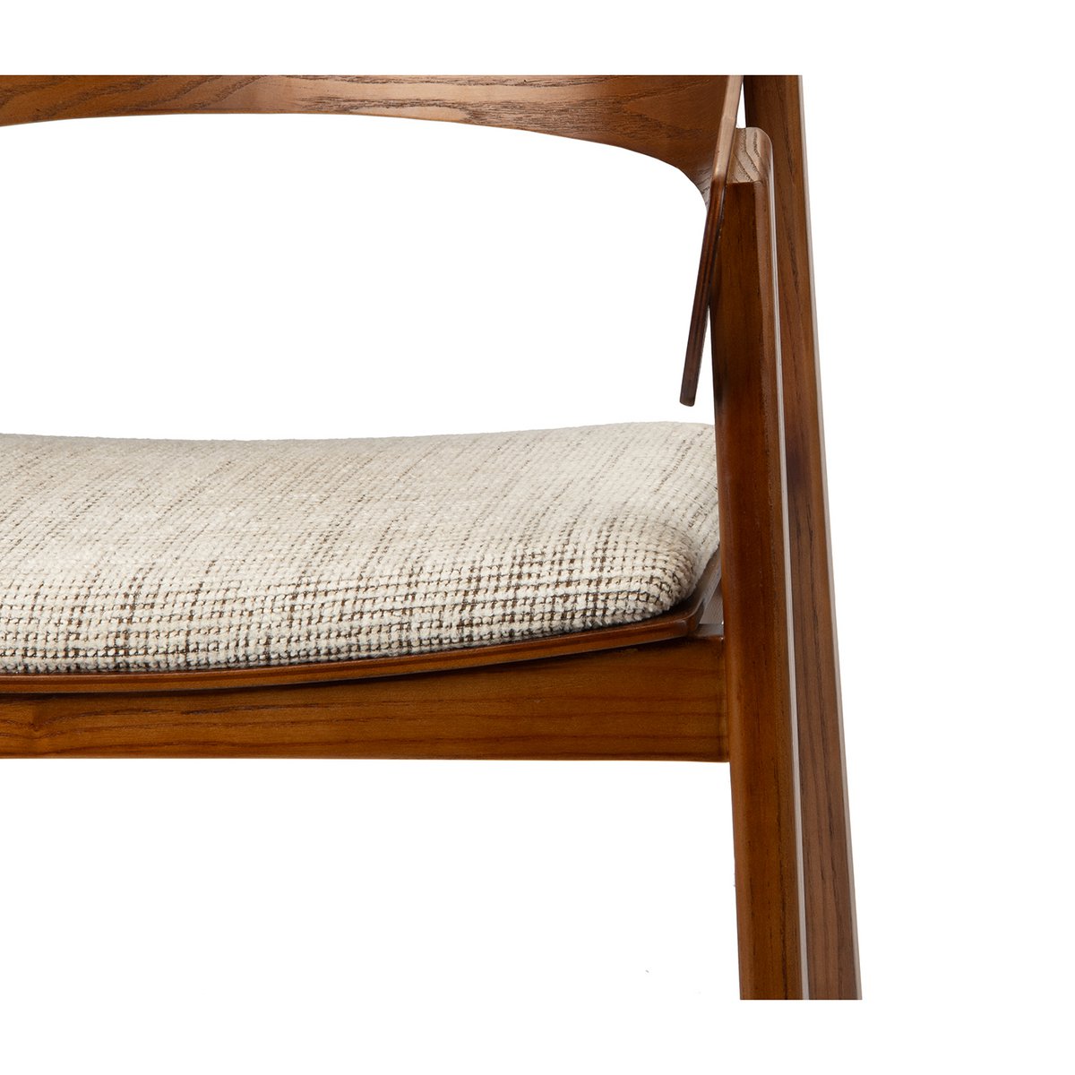 Set van 2 Japandi fauteuils met houten frame