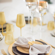 Gouden bestekset 24 stuks 