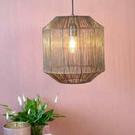 Hanglamp SENNA antiek brons Ø30x32cm