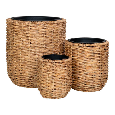 Hanoi Plantenbakken - set van 3 - Natuurlijke waterhyacint