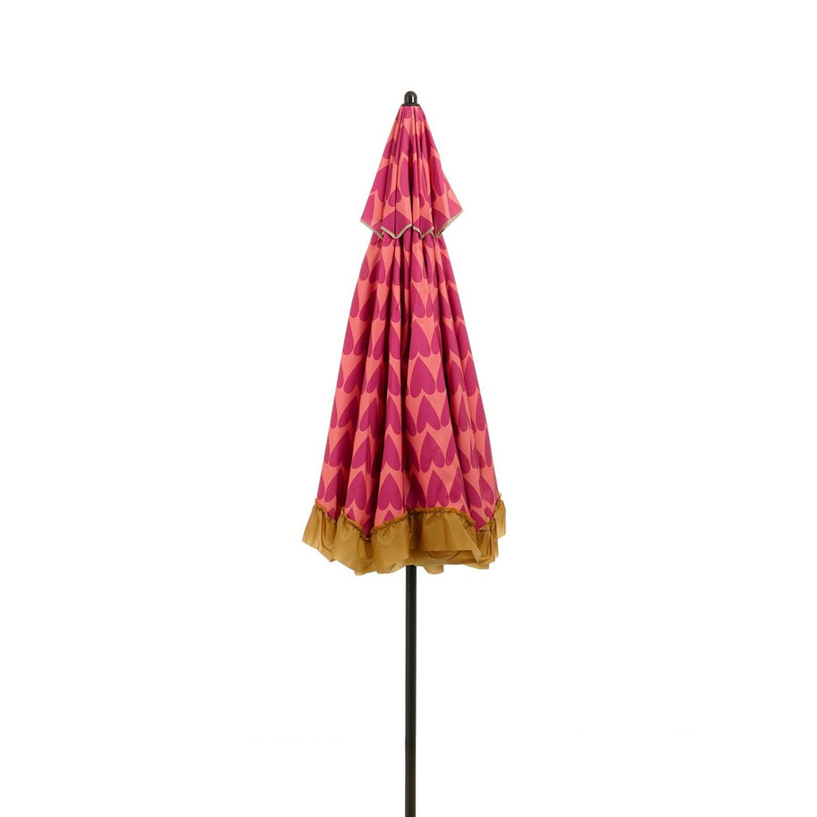 Harten Parasol - Roze - H238 x Ø220 cm