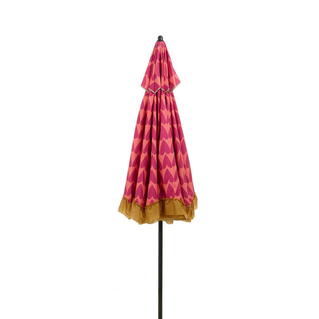 Harten Parasol - Roze - H238 x Ø220 cm